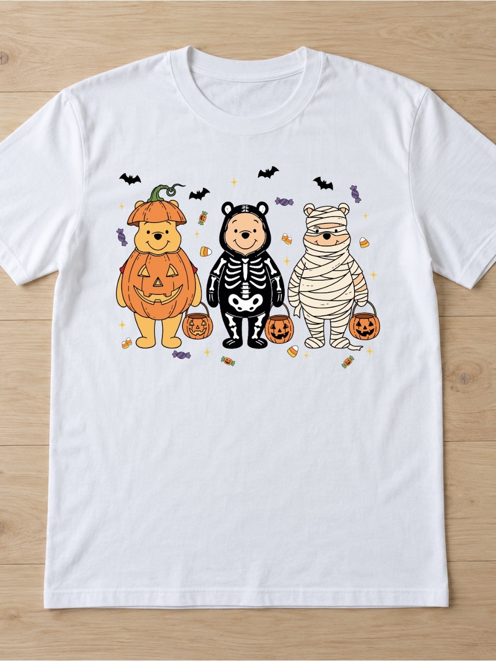 Winnie the Pooh Halloween shirt Medium